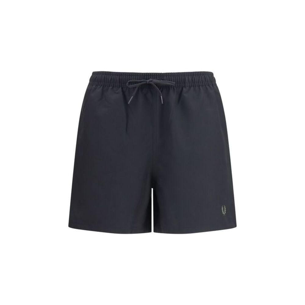 Fred Perry Black Recycled Polyester Short And Mini Men's Shorts